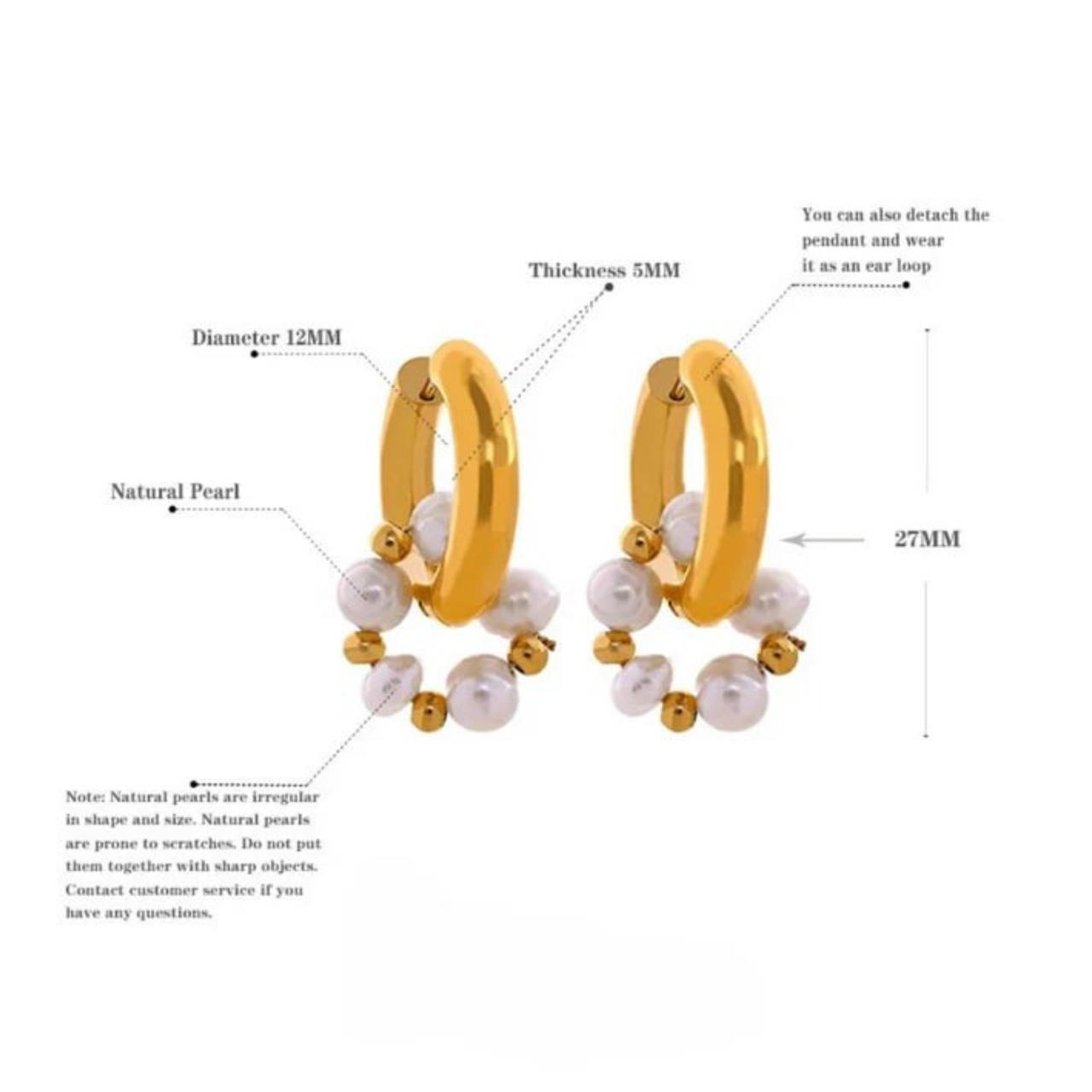 Earrings with Pearls