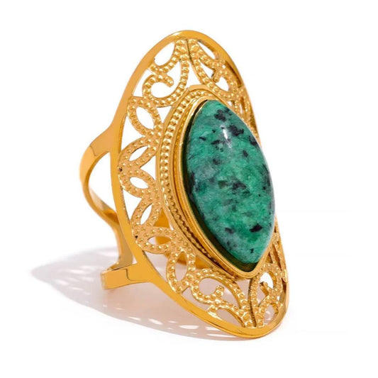 Natural Jasper Ring