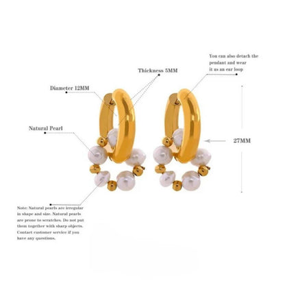 Earrings with Pearls