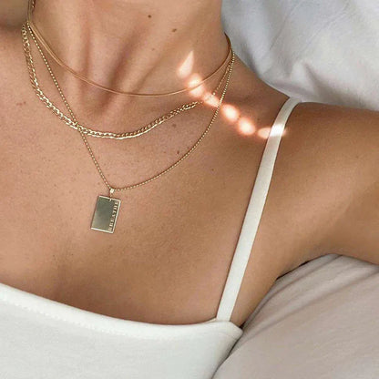 Motivational Tag Necklace