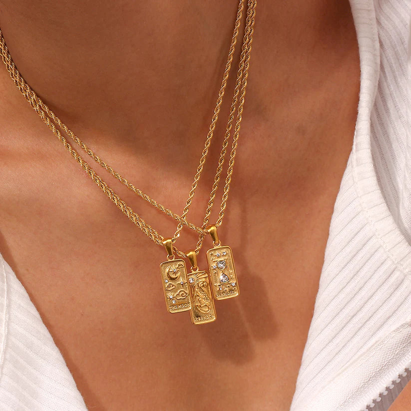 Strength Gold Necklace