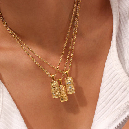 Strength Gold Necklace