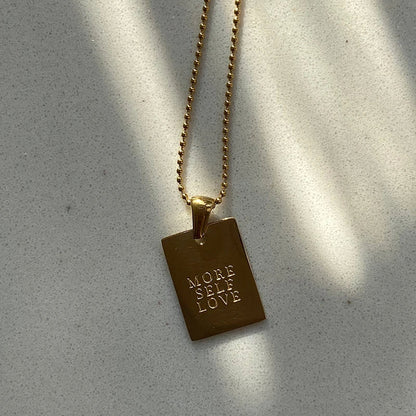 Motivational Tag Necklace