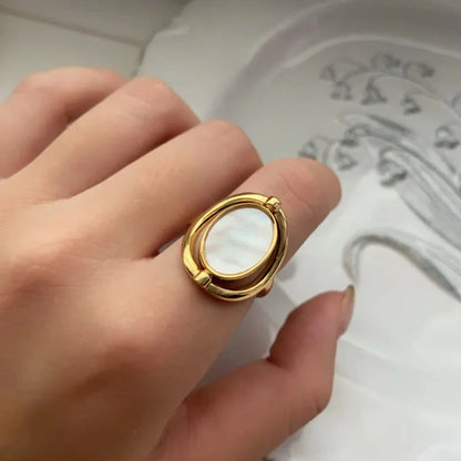 Gold Swivel Ring
