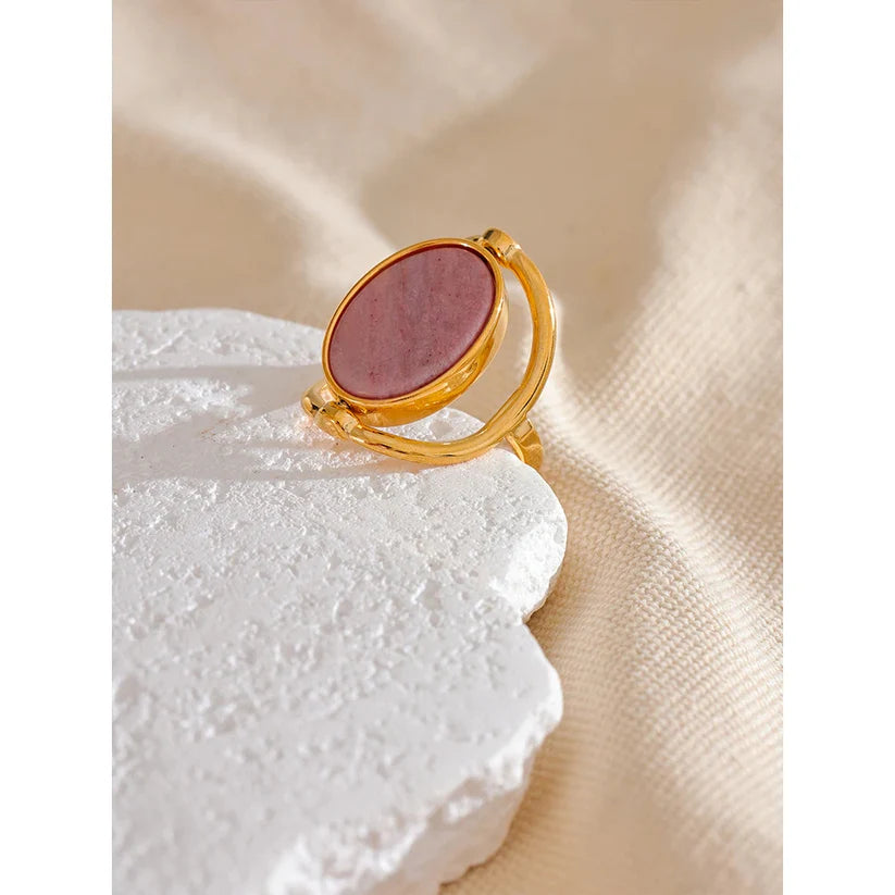 Gold Swivel Ring