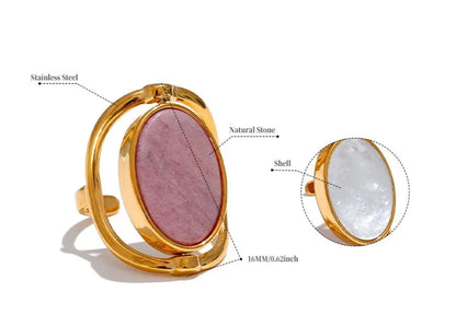 Gold Swivel Ring