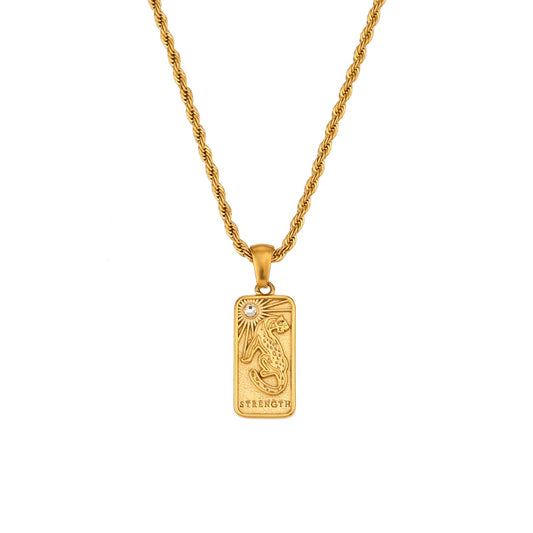 Strength Gold Necklace
